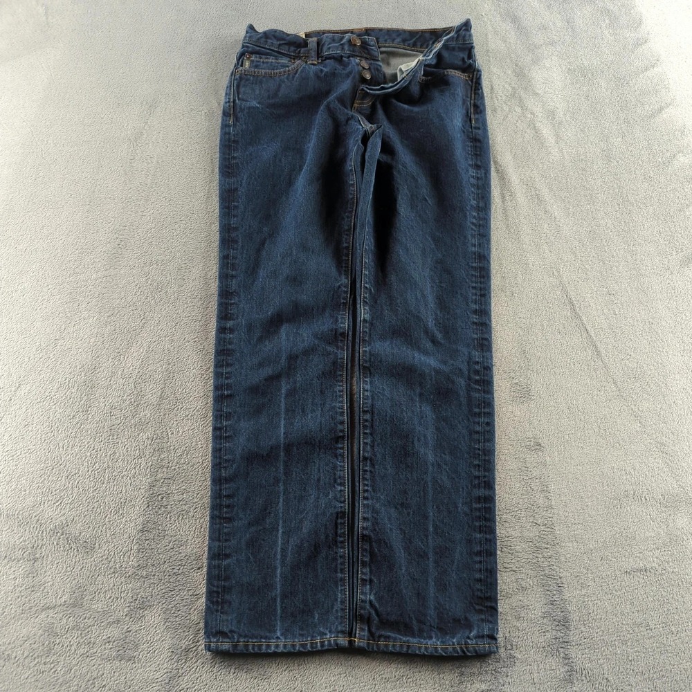 Abercrombie & Fitch Jeans Mens 30x32 Blue Medium Wash Slim Straight Denim Pants
